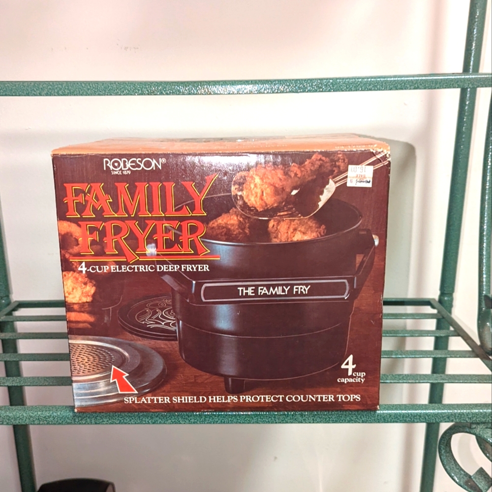 VTG NIB Robeson Electric Fryer